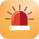 Rote Leuchte Icon
