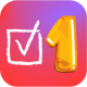 abgehakt Eins Icon